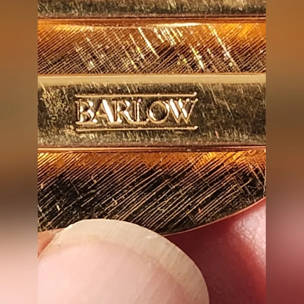 Vintage money clip with image of eagle by brand Barlow